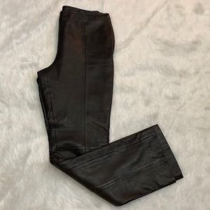 VS2 Chocolate Brown Leather Pants